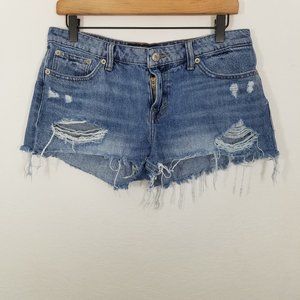Lucky Brand The Cut Off Distressed Shorts 6/28